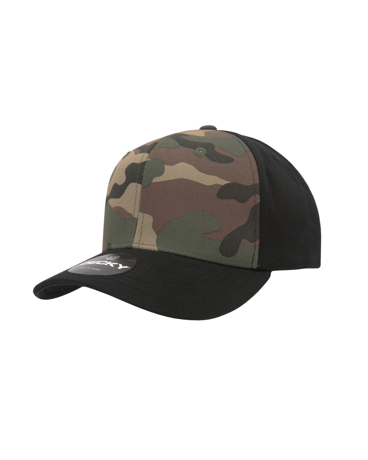 '6 Panel Mid Profile Structured Camo Cap'