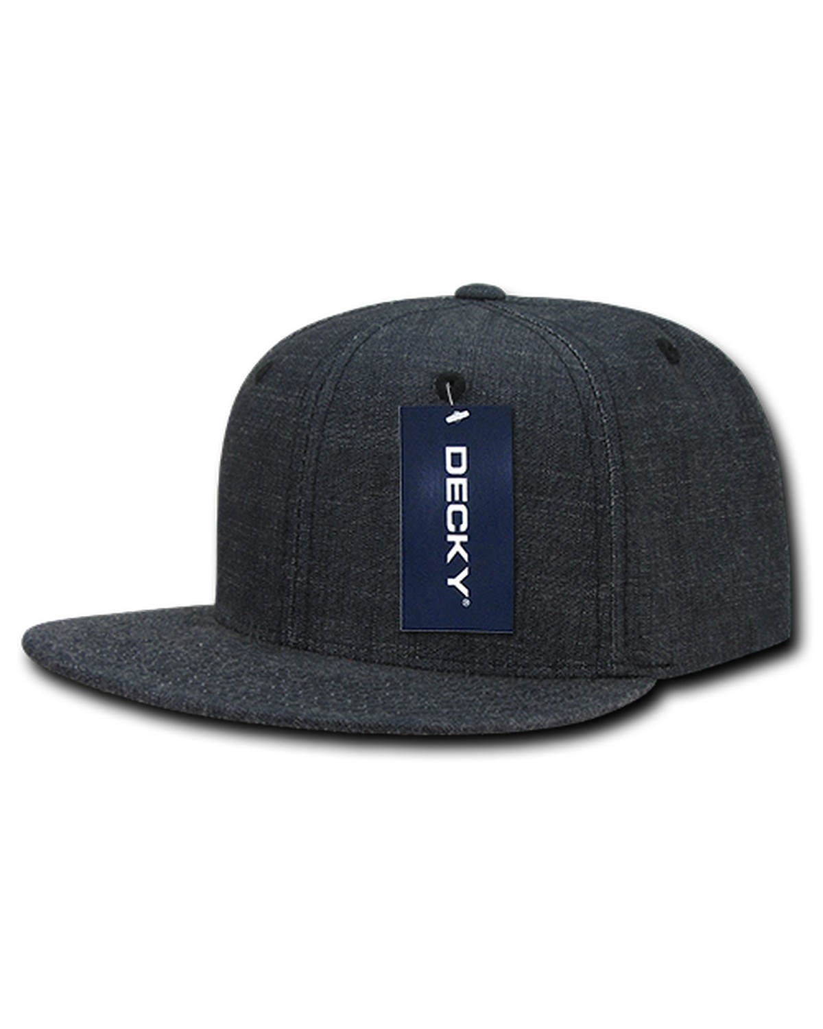 '6 Panel High Profile Structured Denim Snapback'