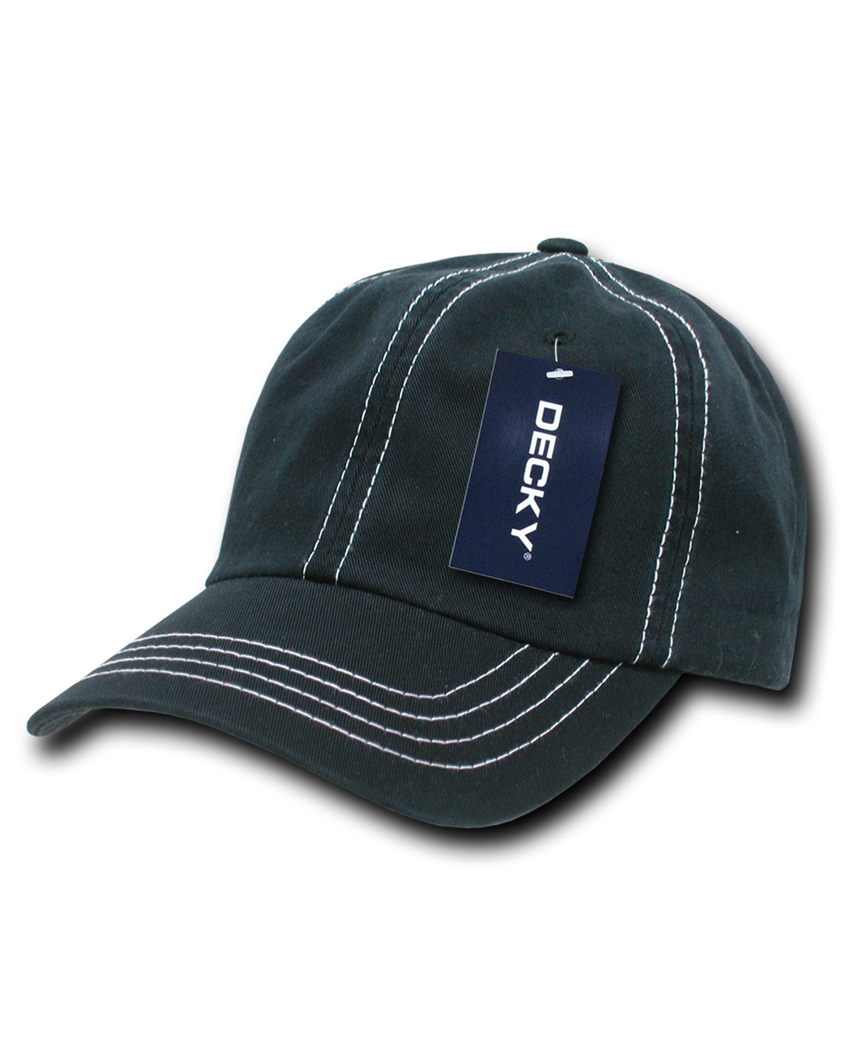 '6 Panel Low Profile Relaxed Contra-Stitch Dad Hat'