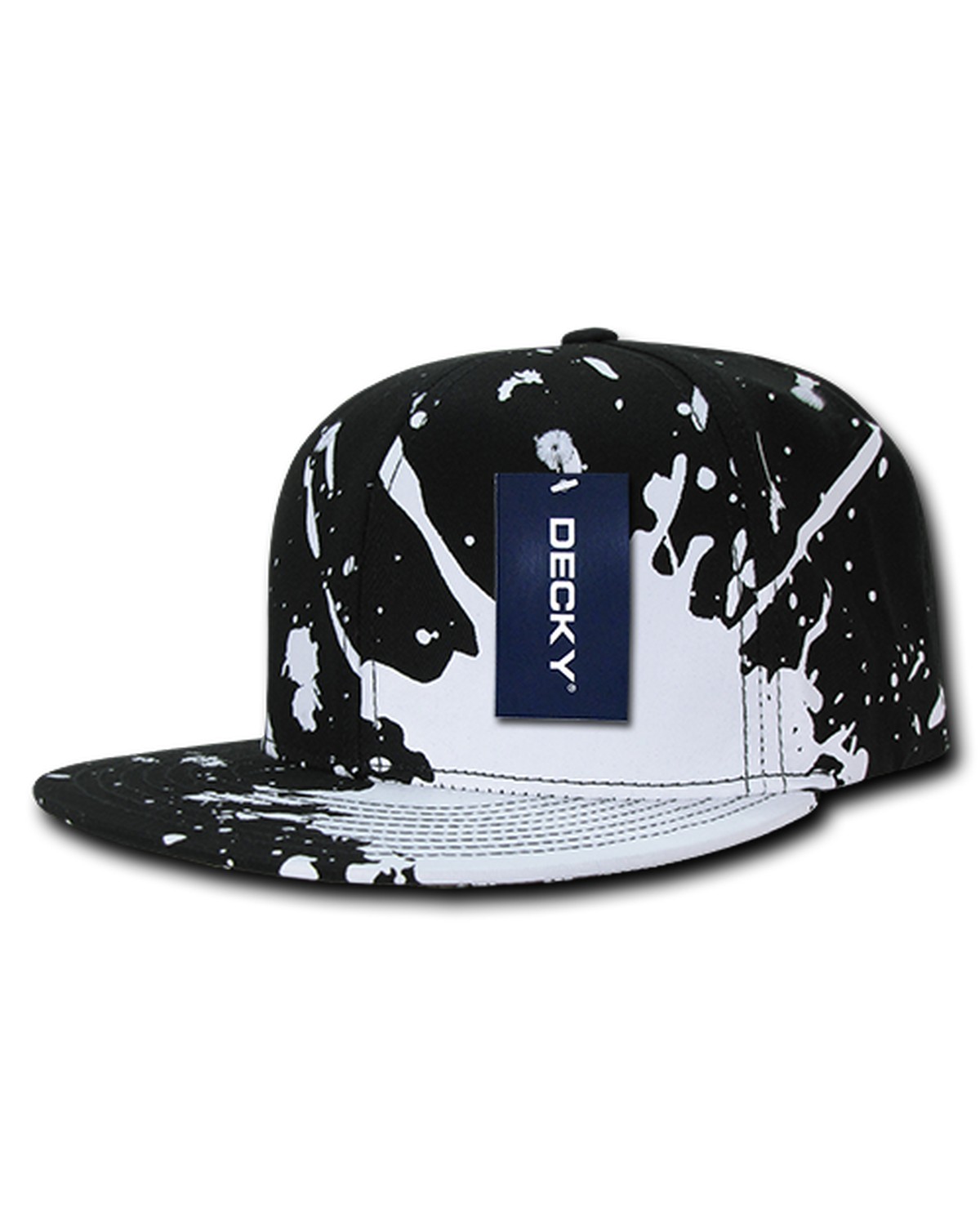 '6 Panel High Profile Structured Splat Snapback'