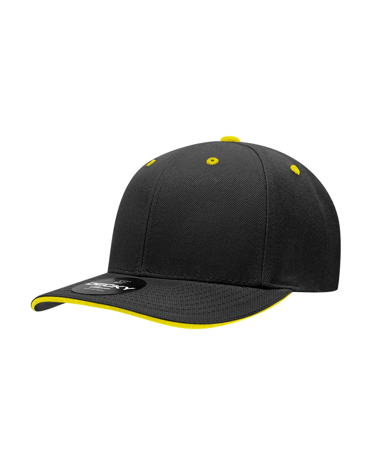 '6 Panel Mid Profile Structured Sandwich Bill Cap'