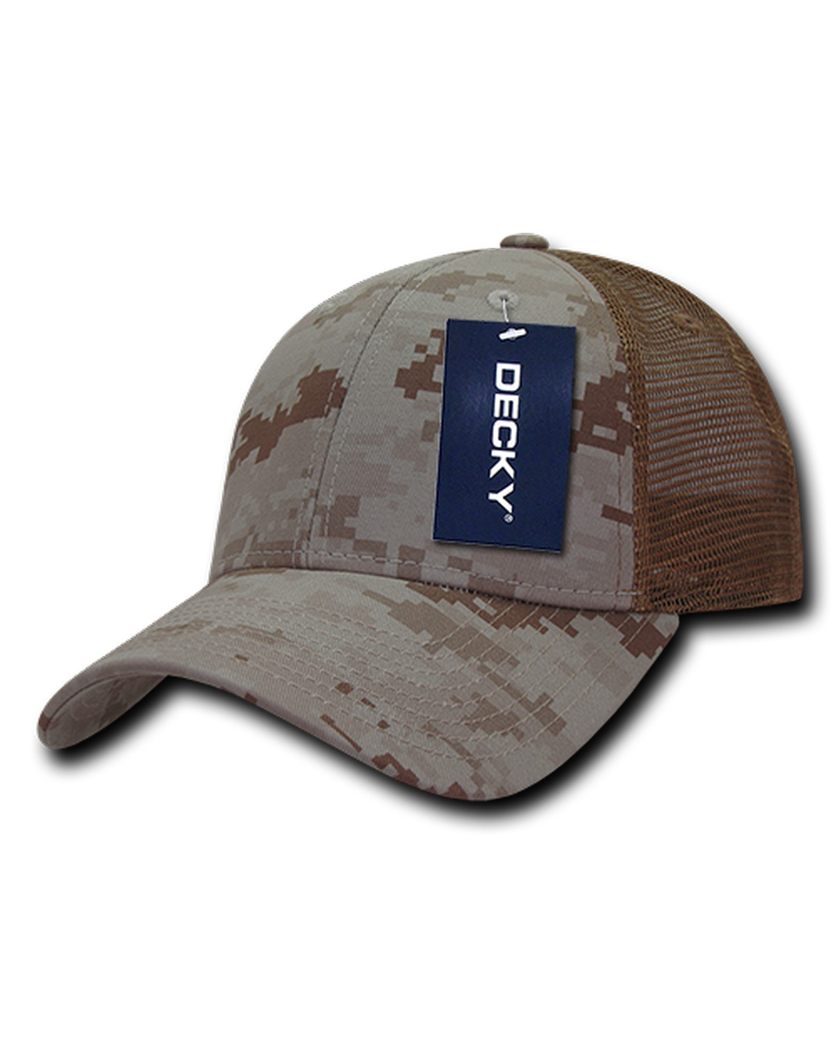 '6 Panel Low Profile Structured Camo Trucker'