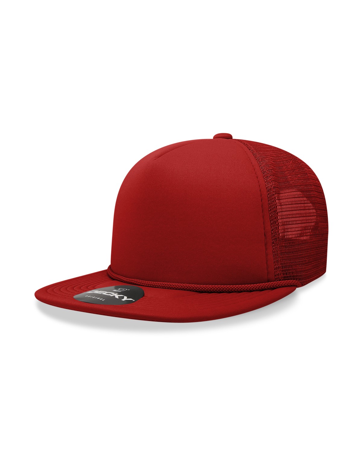 '5 Panel High Profile Structured Foam Trucker'