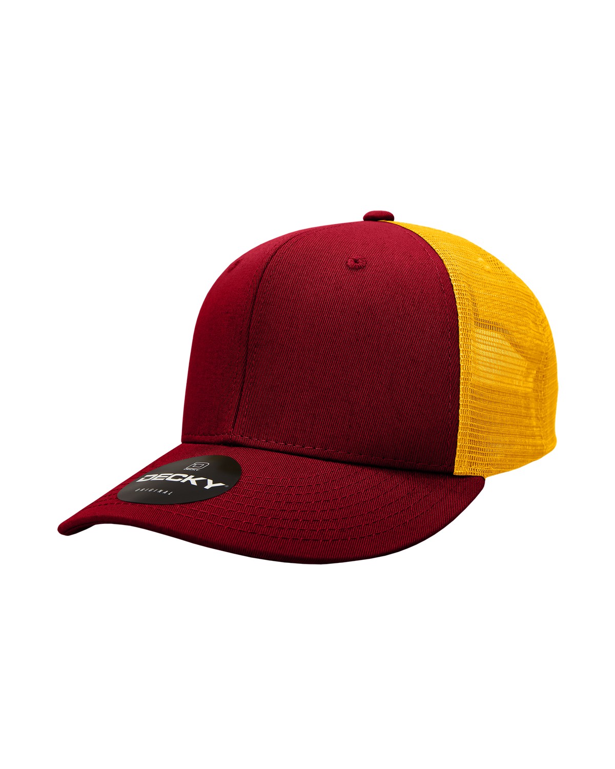 '6 Panel Mid Profile Structured Cotton Trucker'