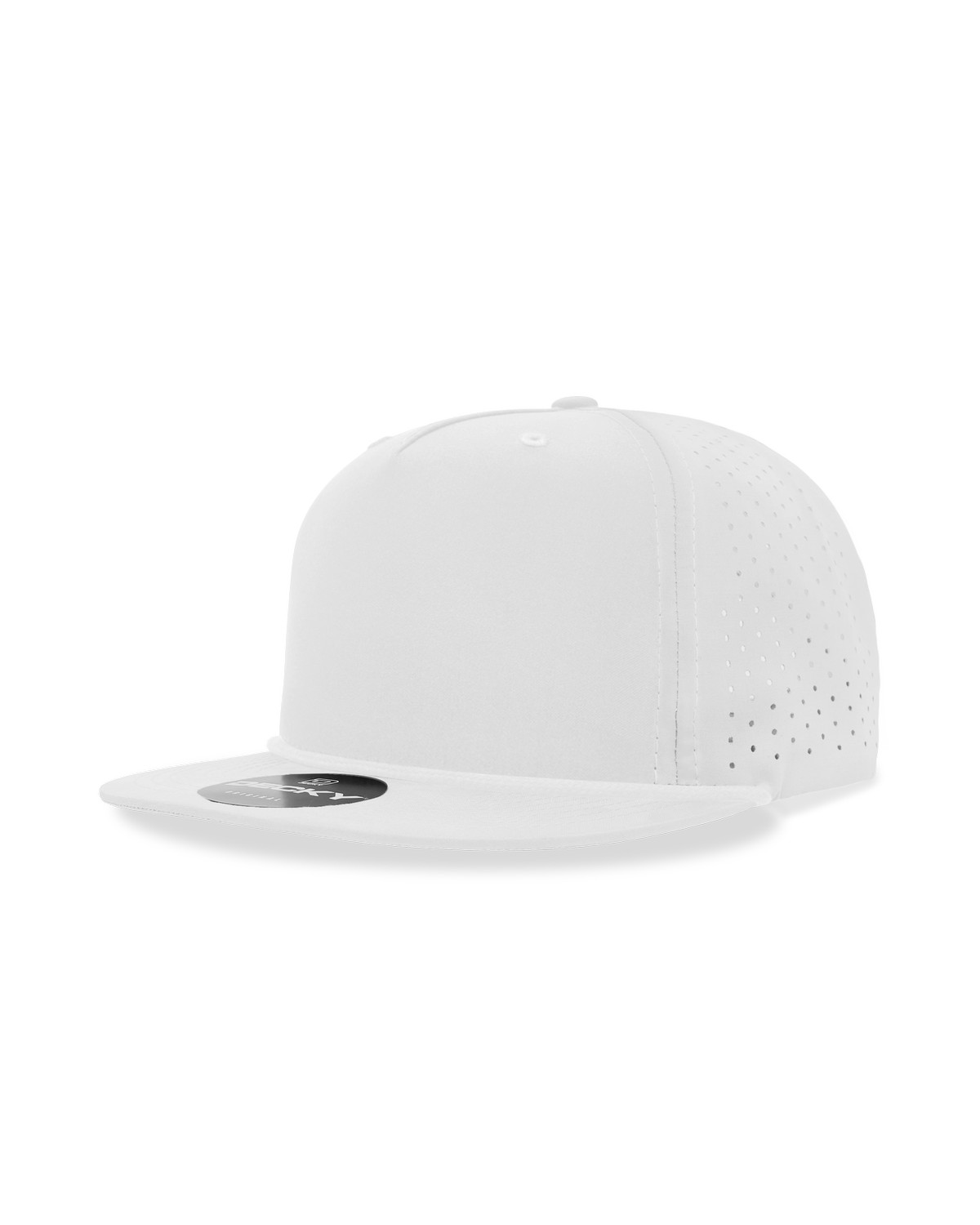 '5 Panel High Profile Relaxed Perforated Performance Rope Hat'