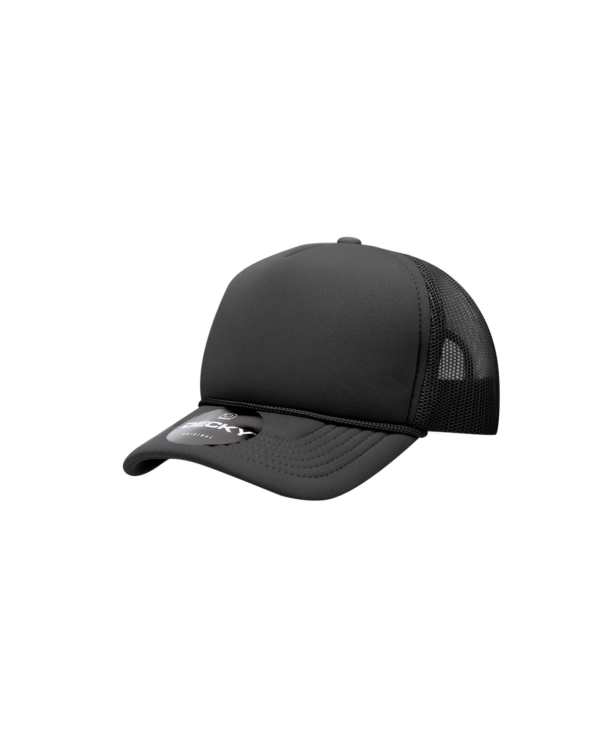 'Youth 5 Panel Mid Profile Structured Foam Trucker'