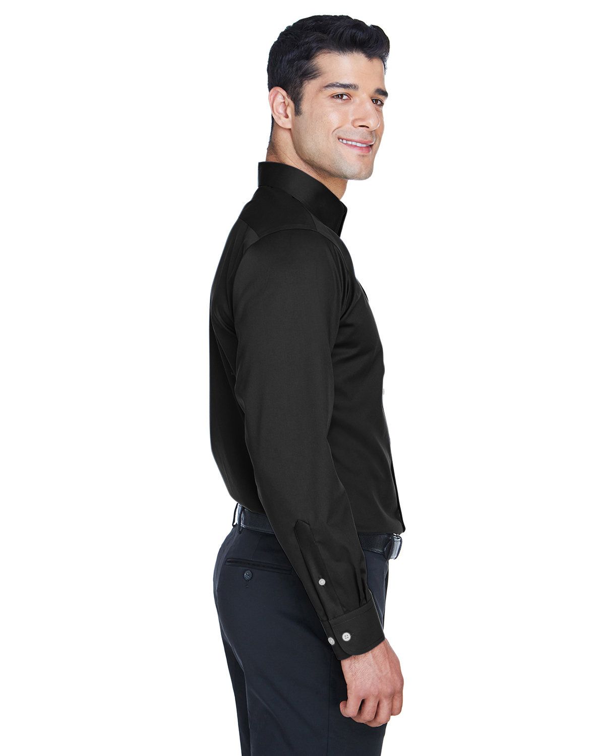 'Devon & Jones DG530T Men's Tall Crown Collection Solid Long Sleeve Stretch Twill'