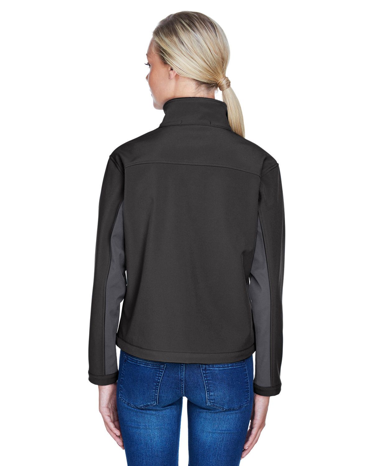 'Devon & Jones D997W Ladies Soft Shell Colorblock Jacket'