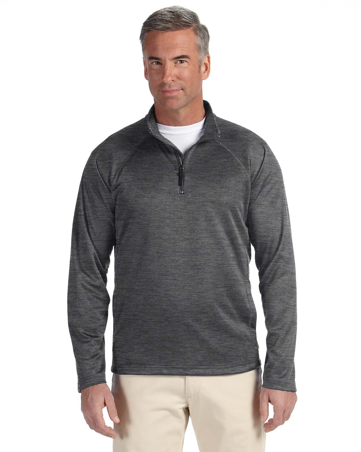 'Devon & Jones DG440 Men's Stretch Tech-Shell Compass Quarter-Zip'