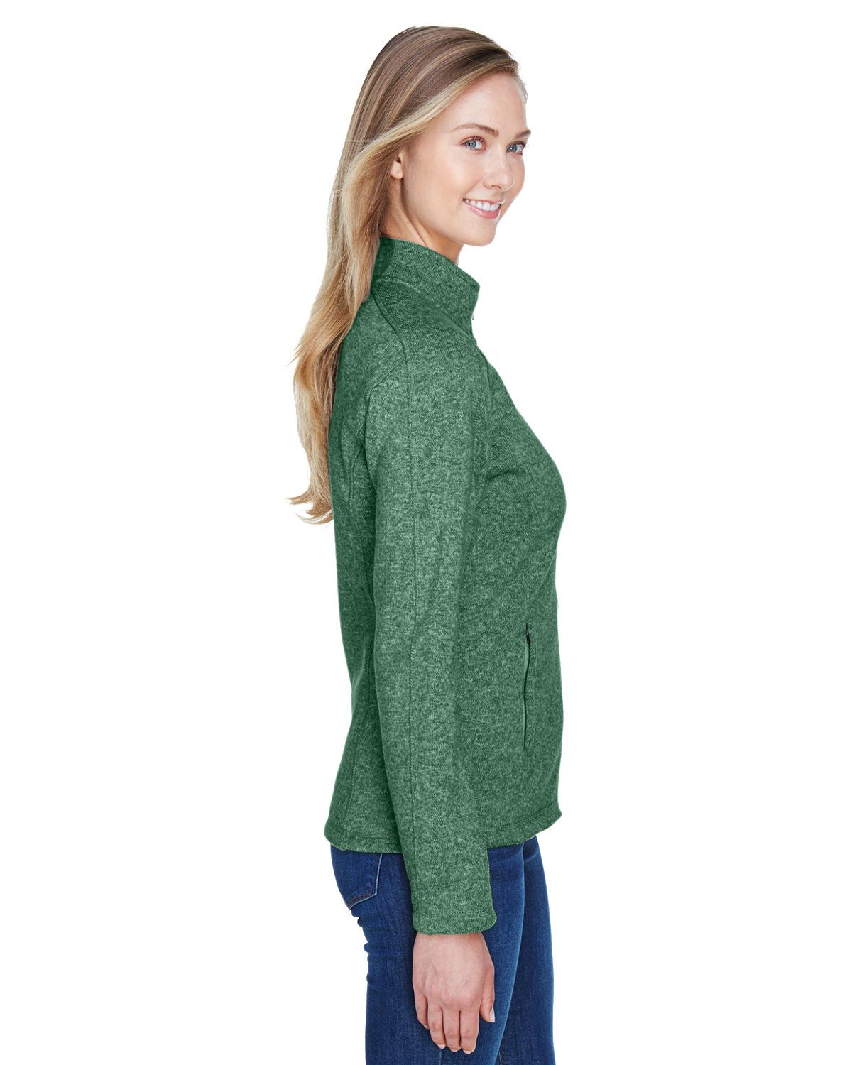 'Devon & Jones DG793W Ladies Bristol Full-Zip Sweater Fleece Jacket'