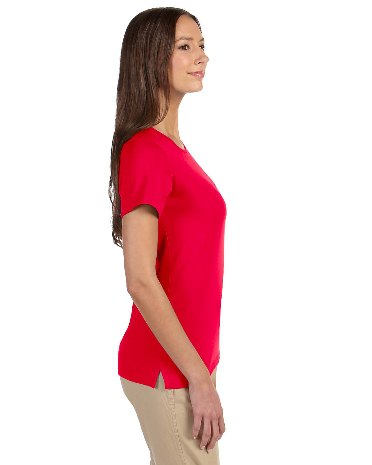 'Devon & Jones DP182W Ladies Perfect Fit Shell T-Shirt'