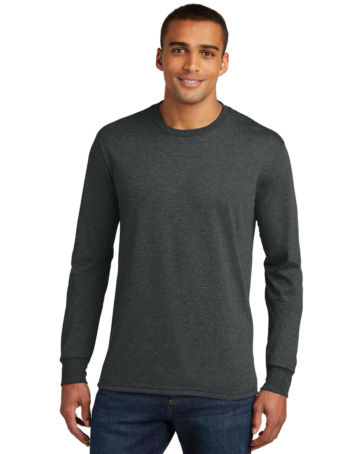 'District DM132 Perfect Tri Long Sleeve Tee '