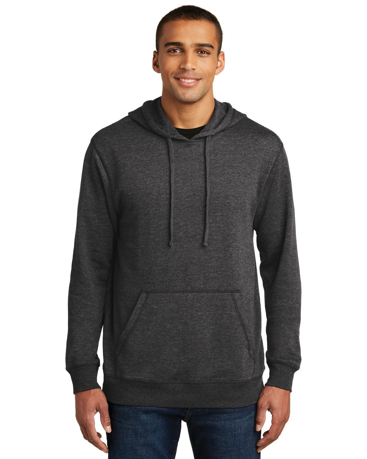 'District DM391 Men's Lightweight Fleece Hoodie'