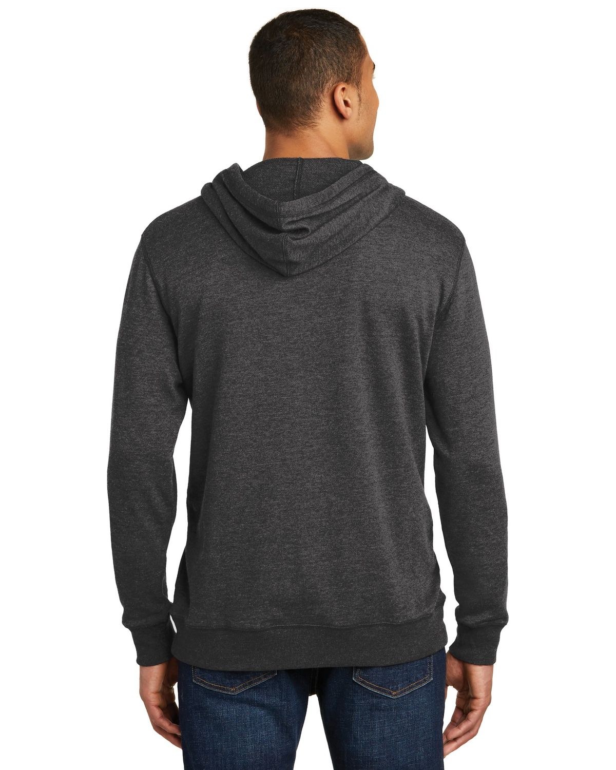 'District DM391 Men's Lightweight Fleece Hoodie'