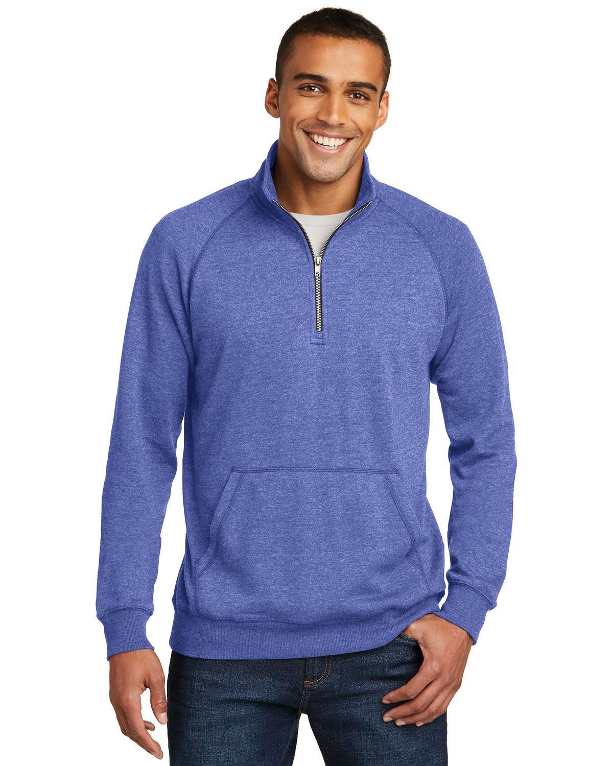 'District DM392 Lightweight Fleece 1/4 Zip'