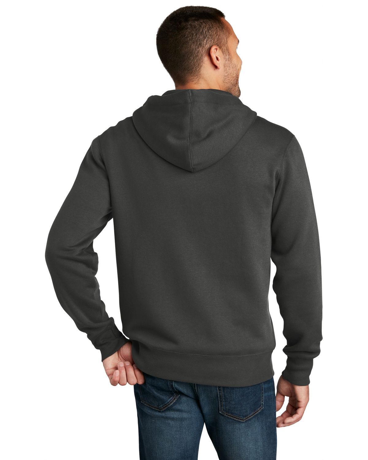 'District DT1103 Men's Perfect Weight Fleece Full Zip Hoodie'