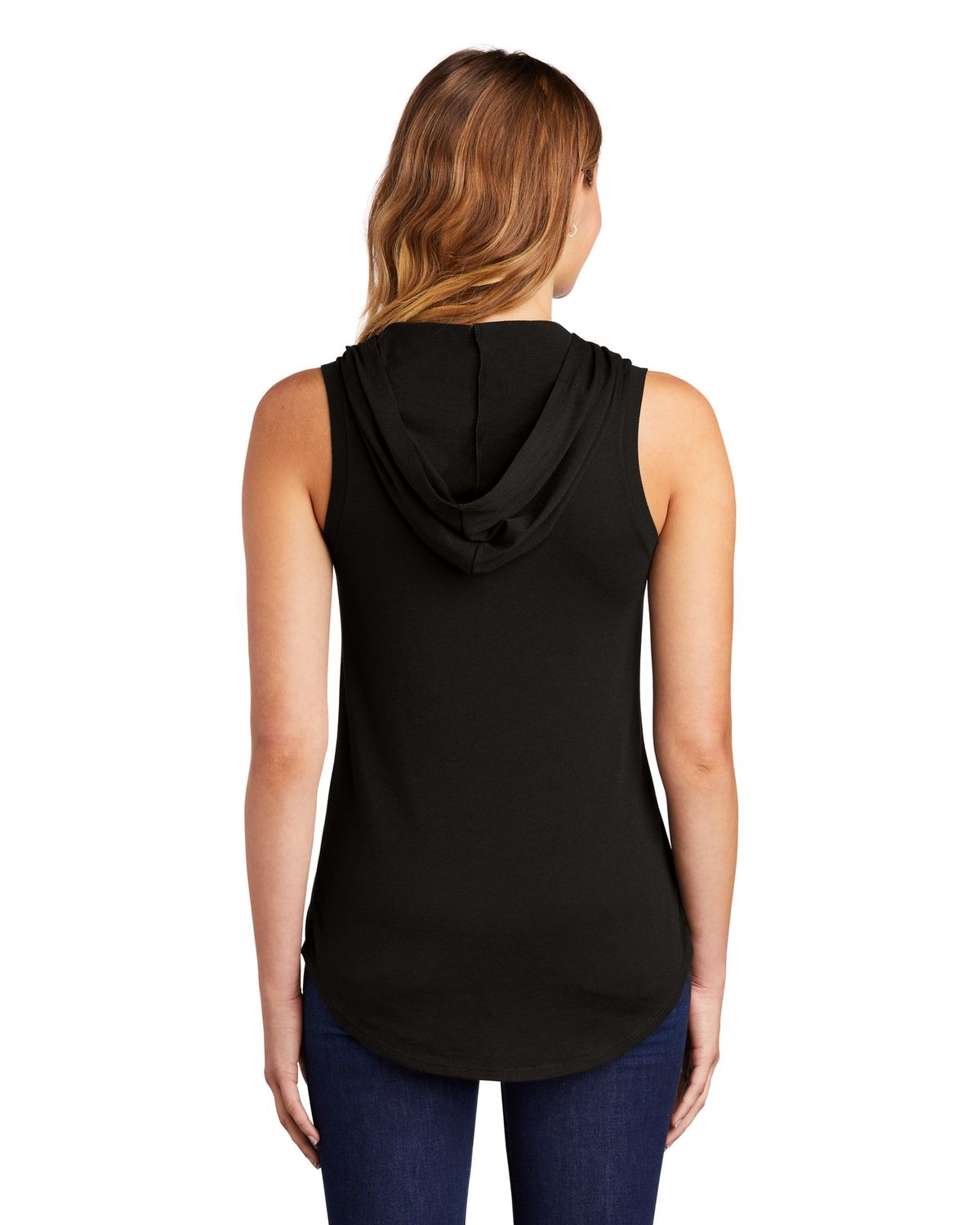 'District DT1375 Women's Perfect Tri Sleeveless Hoodie'