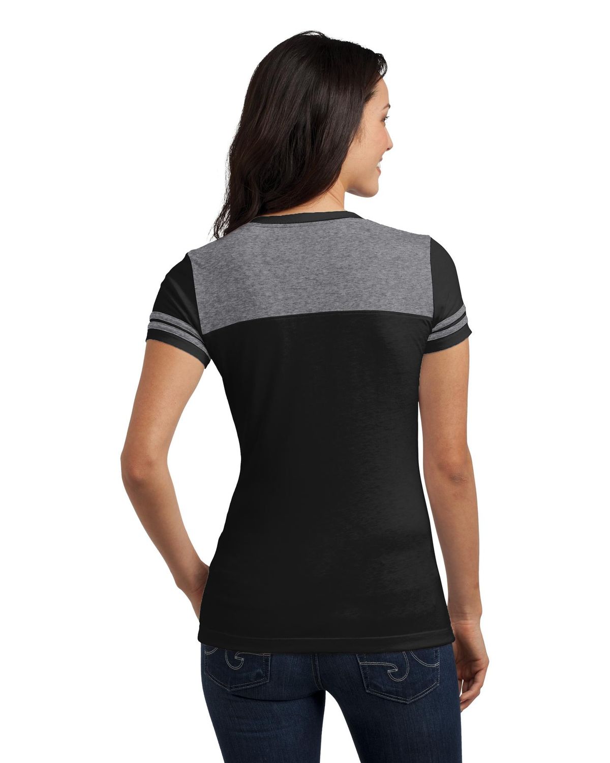 'District DT264 Juniors' Varsity V-Neck Tee'