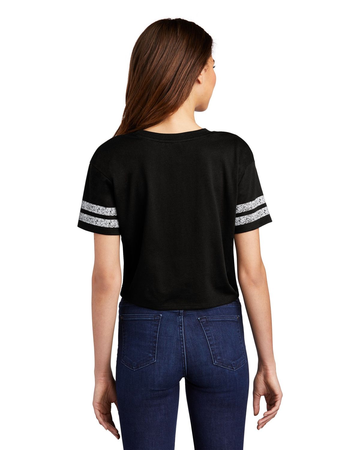 'District DT488 Women's Scorecard Crop Tee'