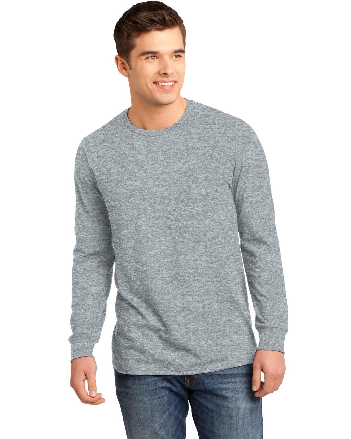 'District DT5200 Young Men's The Concert Tee Long Sleeve'