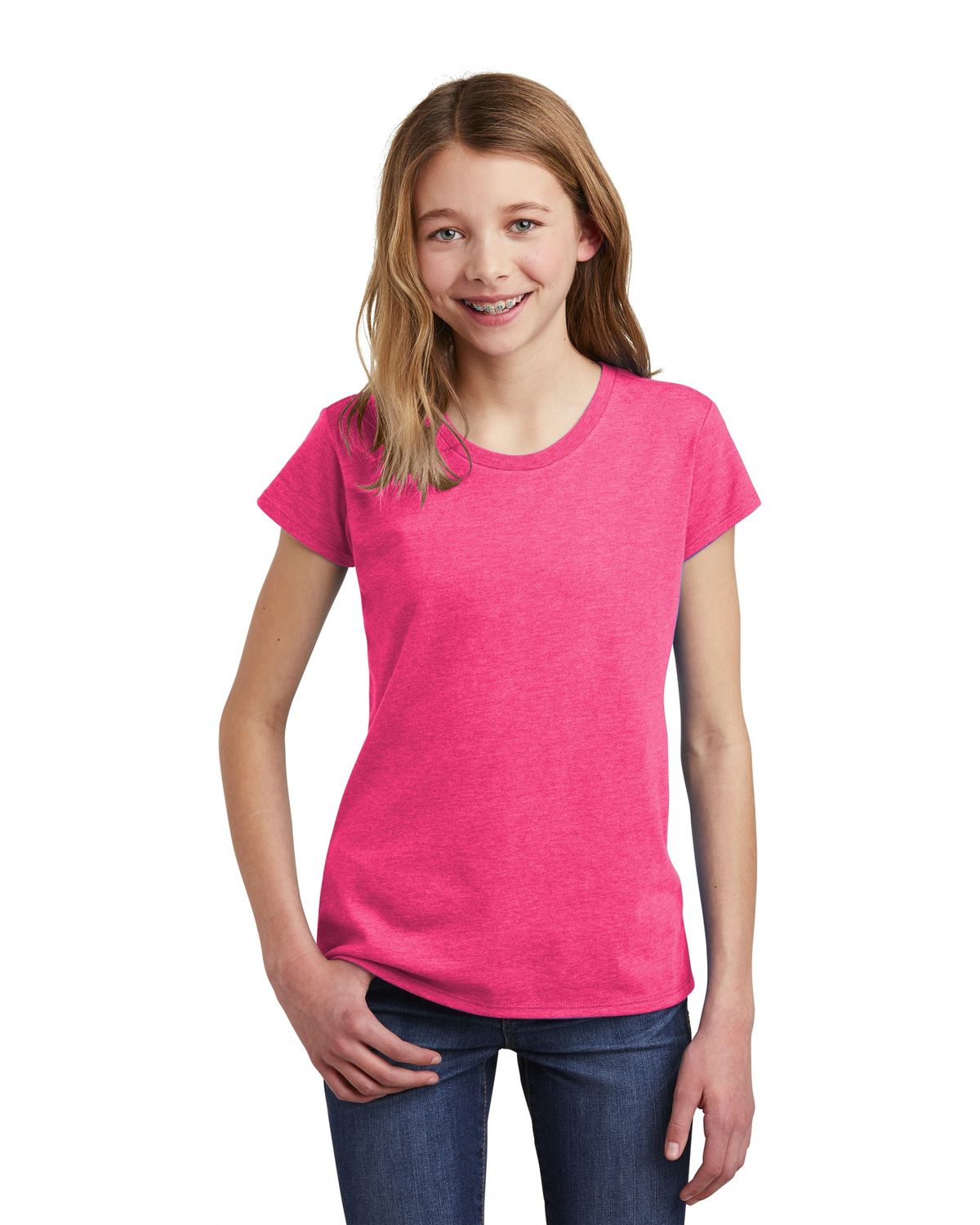 'District DT6001YG Girls Very Important Tee'