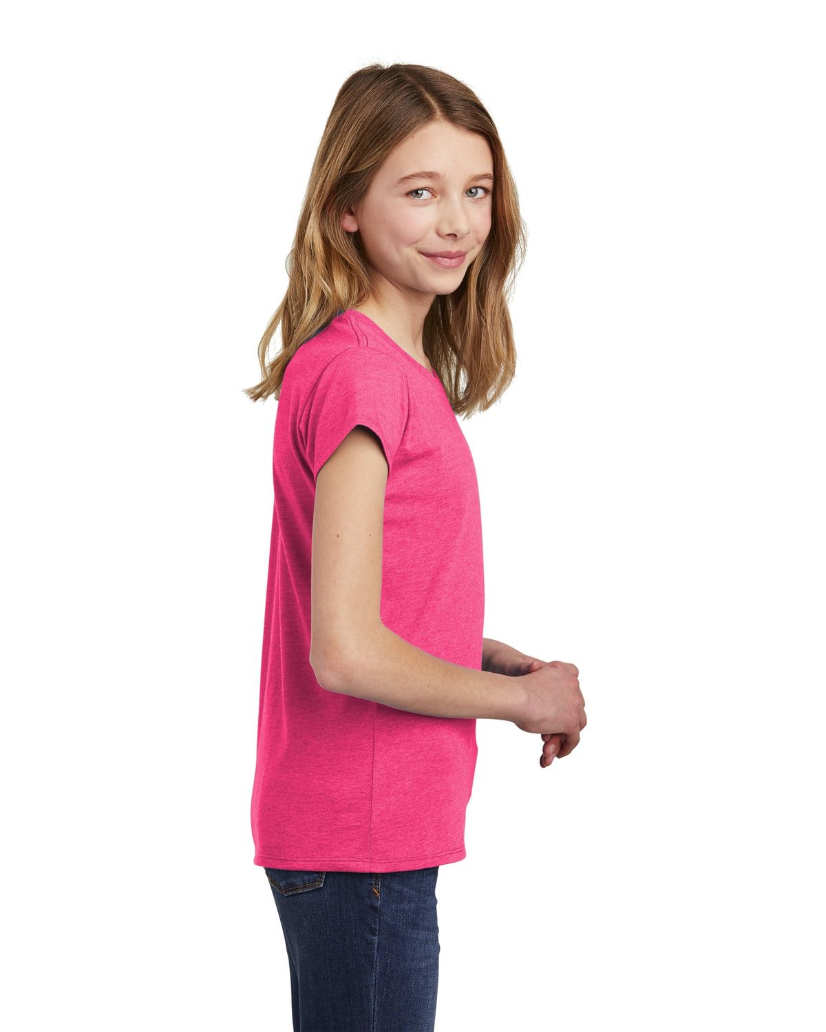 'District DT6001YG Girls Very Important Tee'
