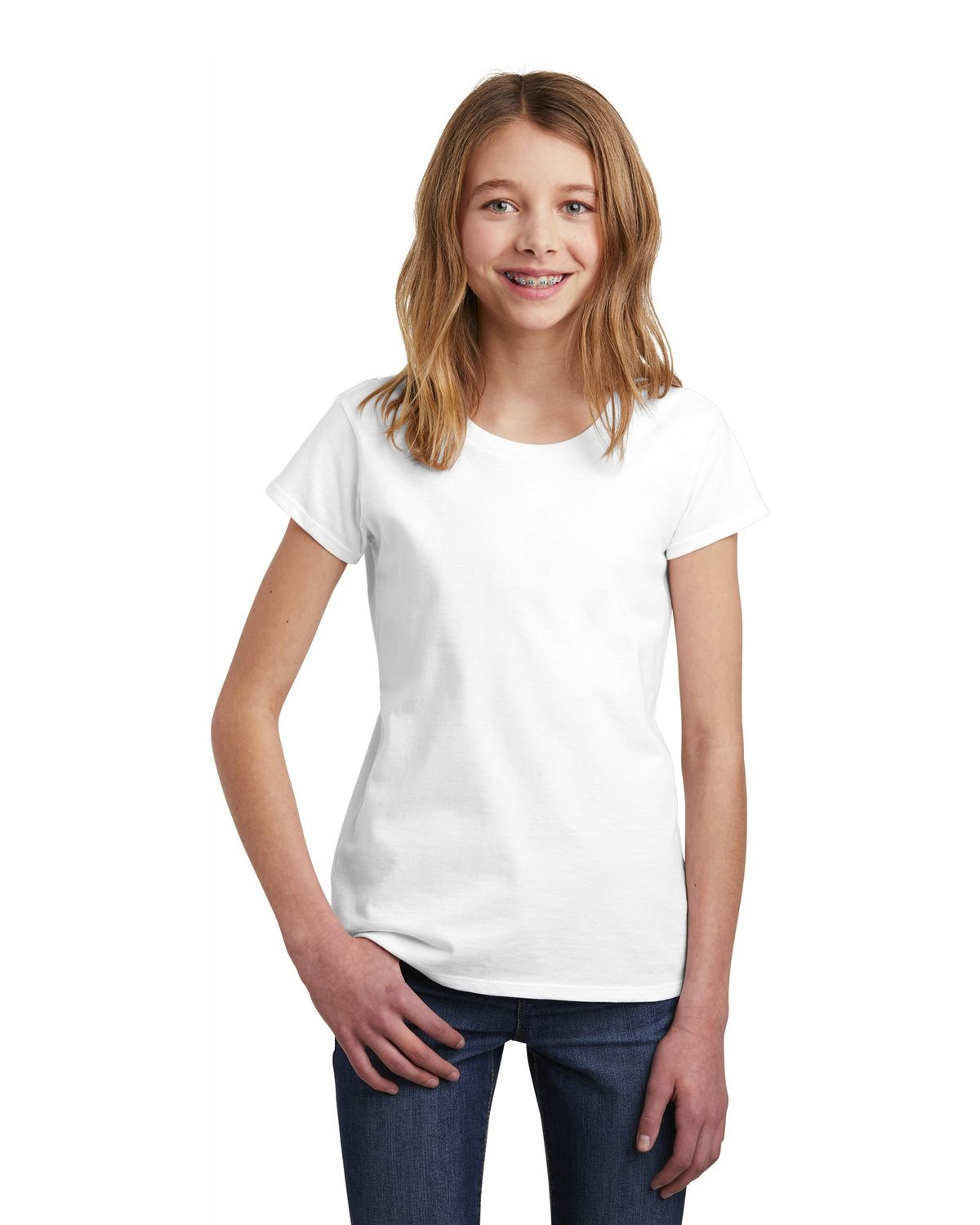 'District DT6001YG Girls Very Important Tee '