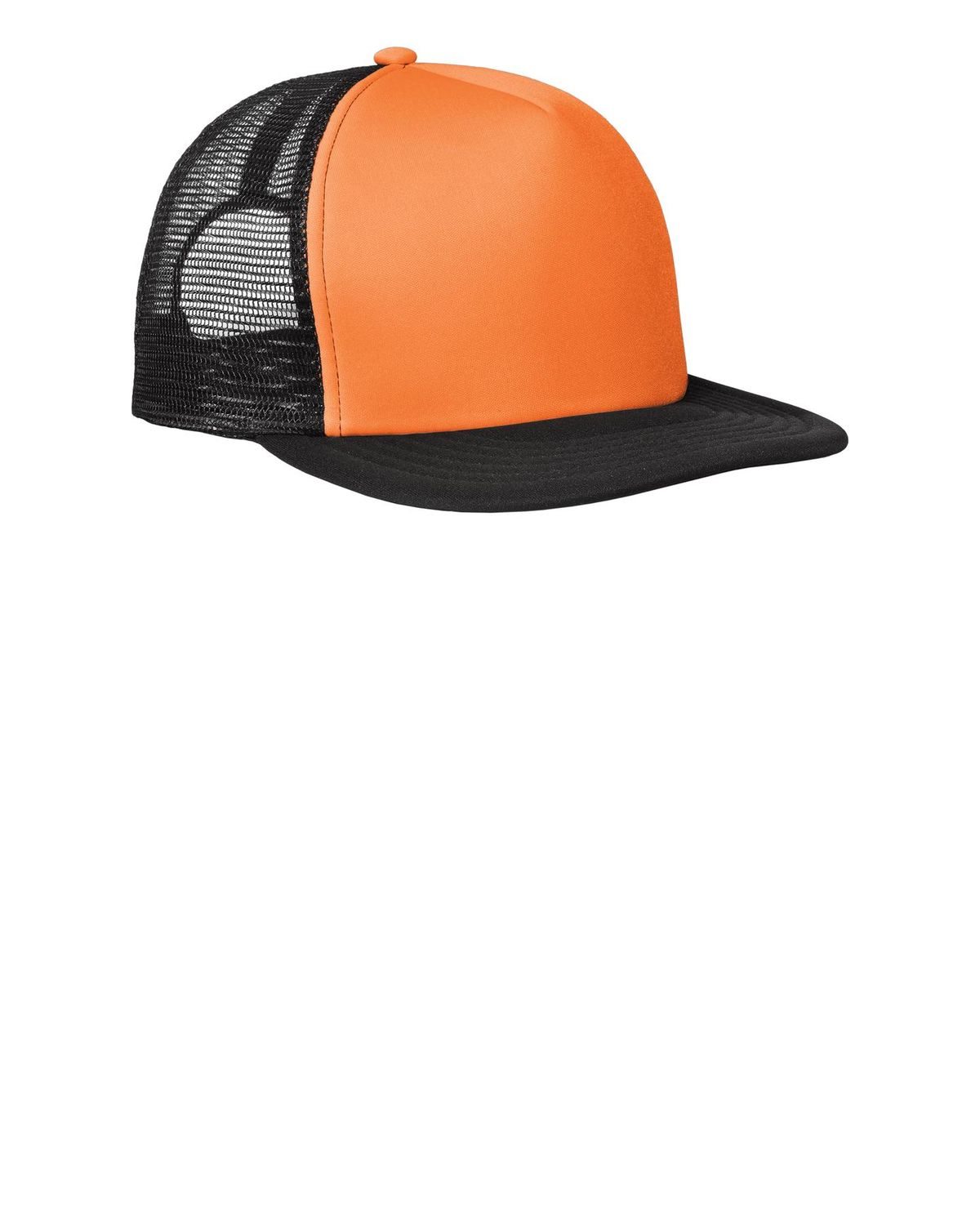 'District DT624 Adult's Flat Bill Snapback Trucker Cap'