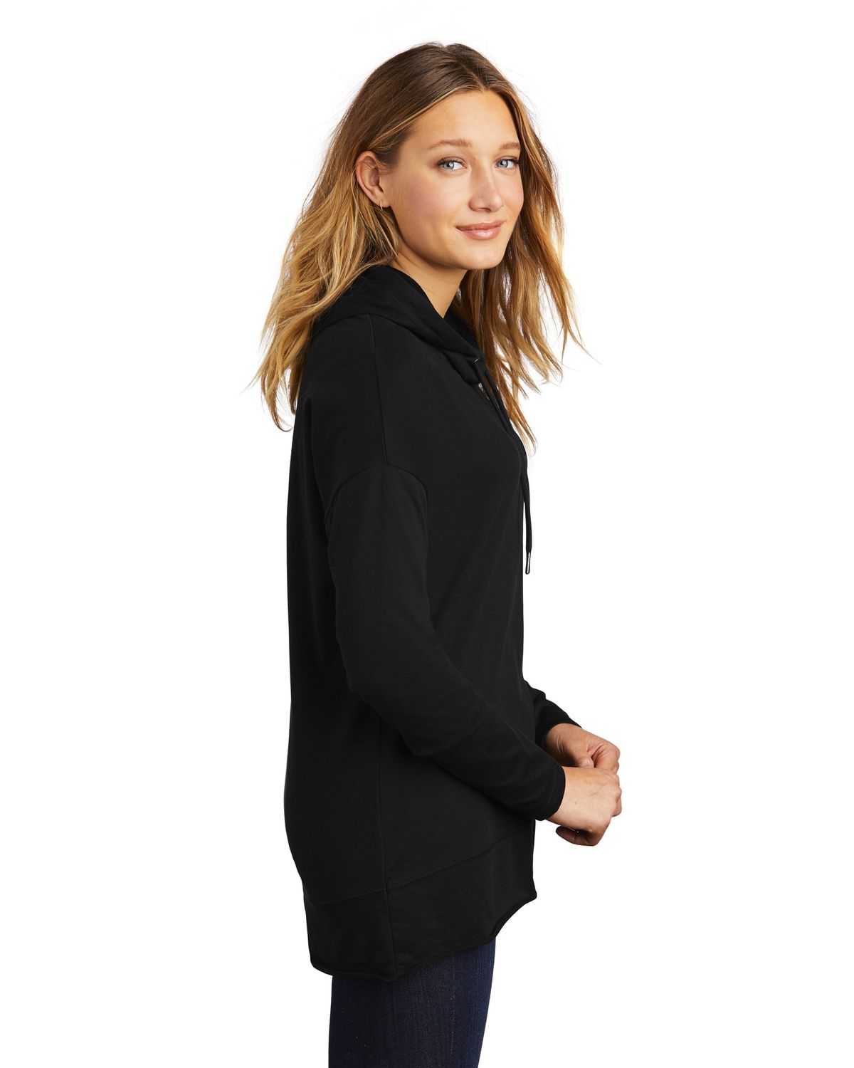 'District DT671 Women's Featherweight French Terry Hoodie'