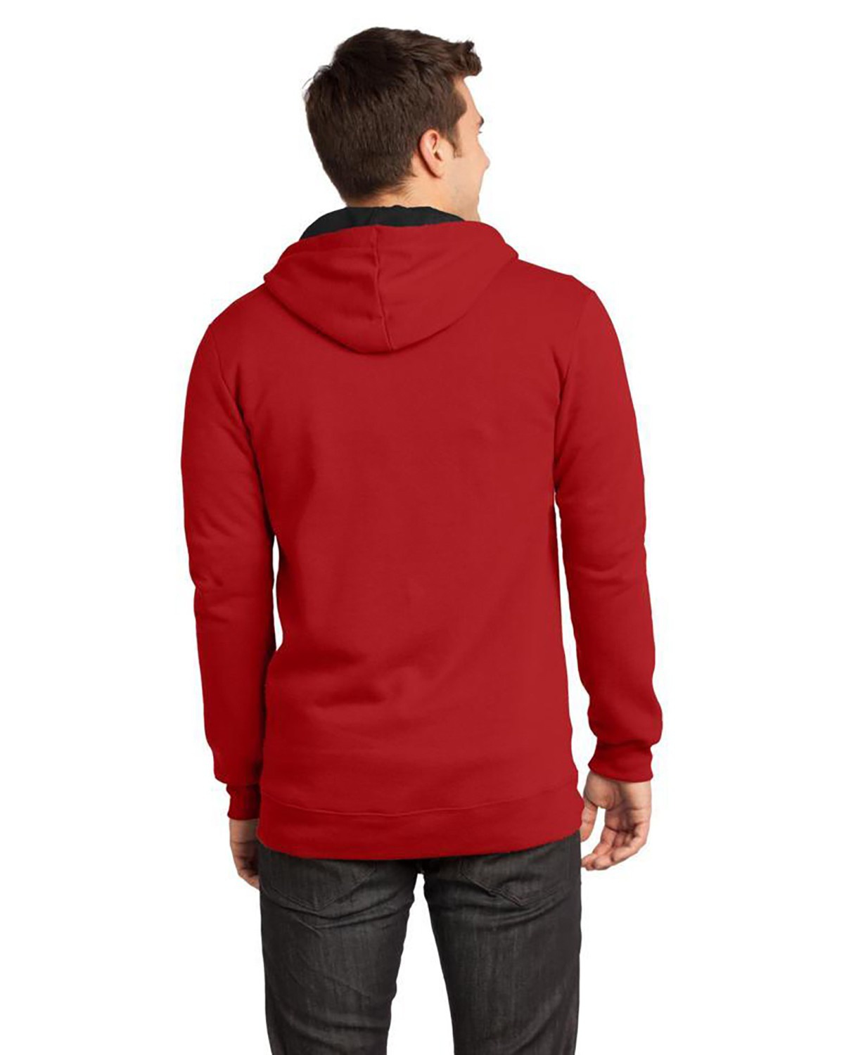 'District DT800 Young Men's The Concert Fleece Full Zip Hoodie'