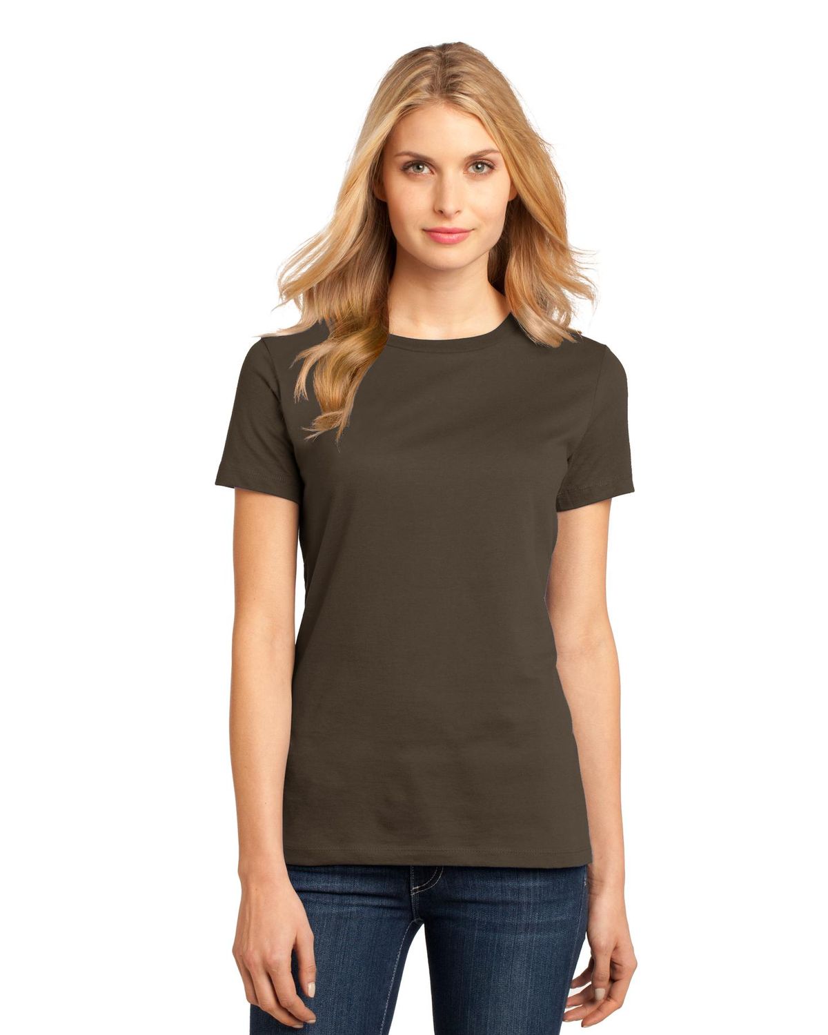 'District DM104L Ladies Perfect Weight Crew T-Shirt'