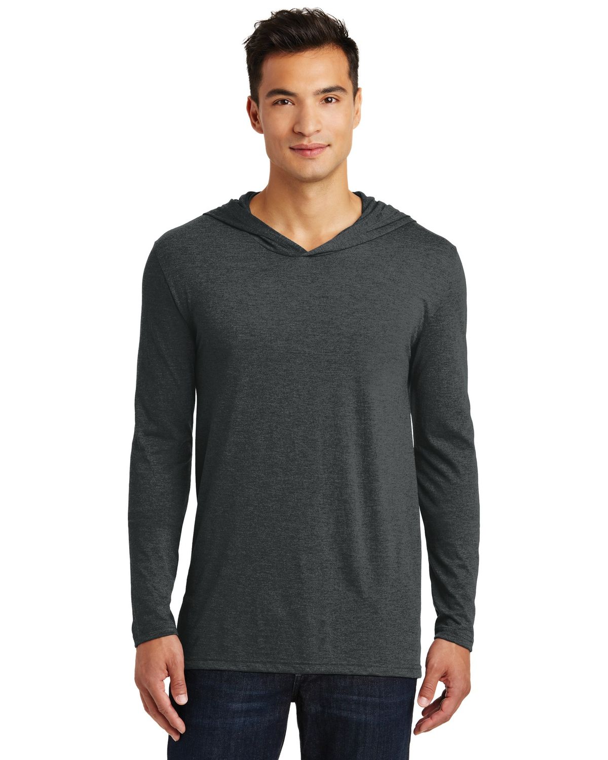 'District DM139 Men's Perfect Tri Long Sleeve Hoodie'