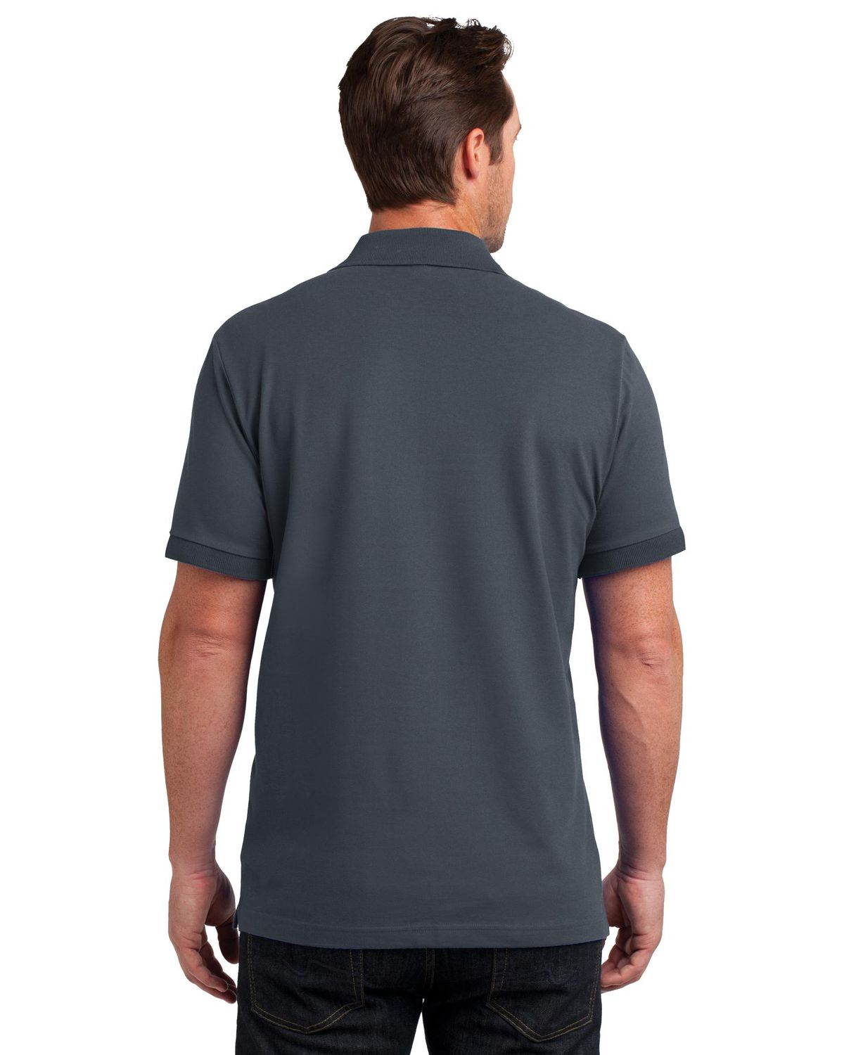 'District DM325 Men's Stretch Pique Polo'