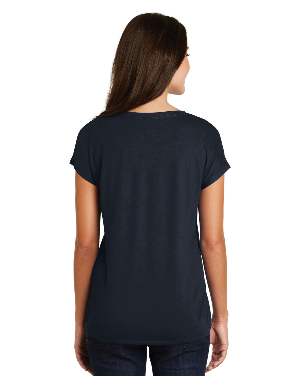 'District DM412 Ladies' Drapey Dolman Tee'