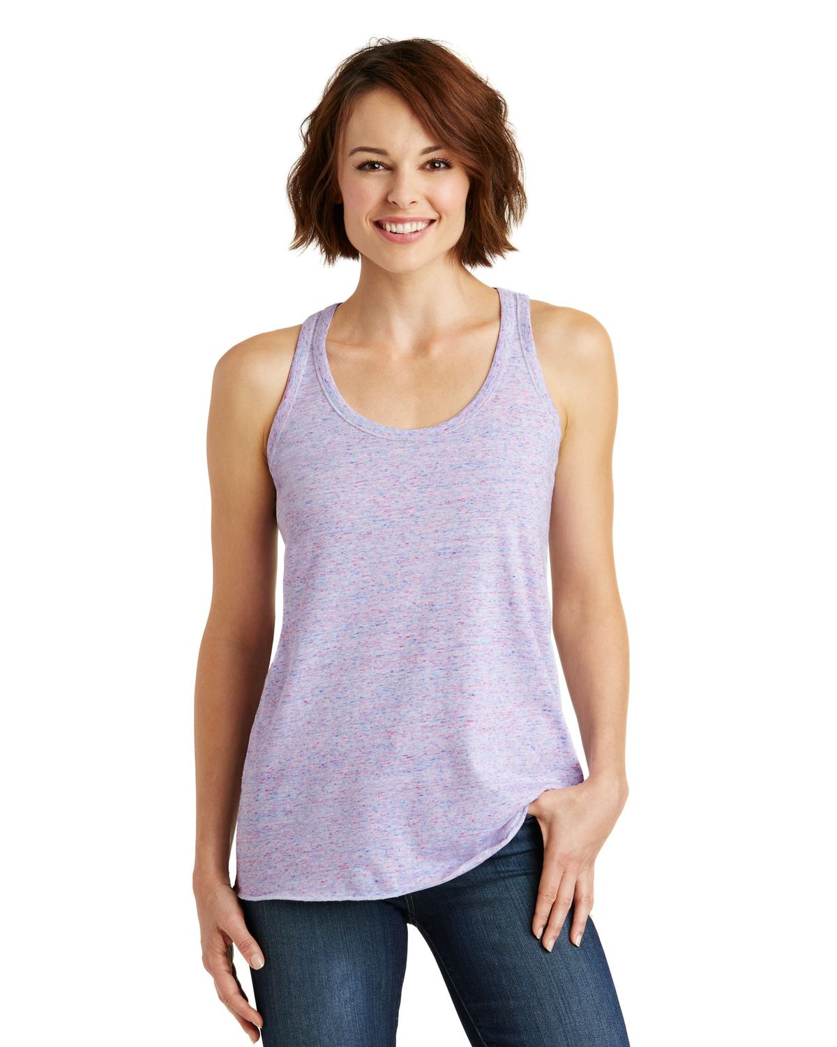 'District DM466 Women's Cosmic Twist Back Tank'