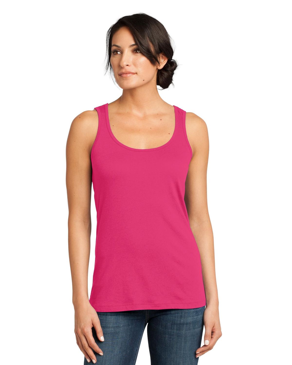 'District Made DM481 Ladies Modal Blend Tank'