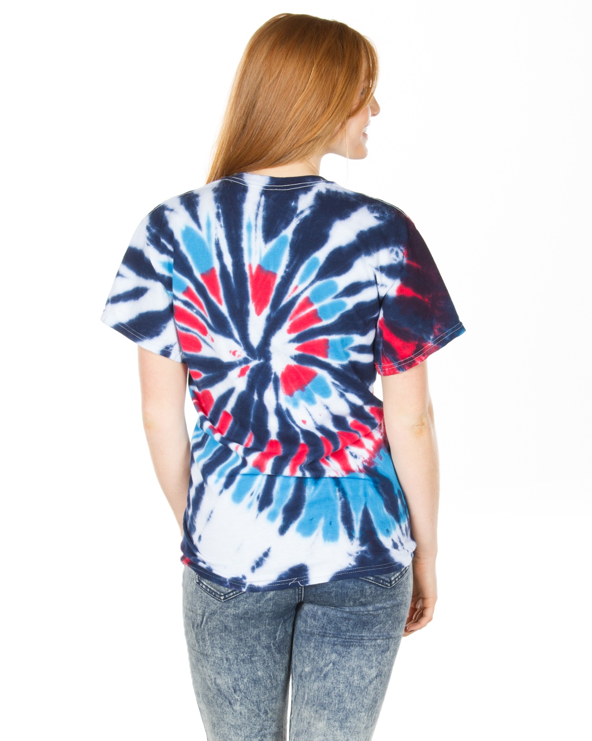 'Dyenomite 200TD Short Sleeve Rainbow Cut-Spiral T-Shirt'