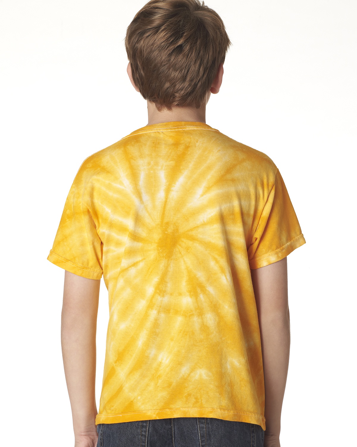 'Dyenomite 20BCY Youth Cyclone Vat-Dyed Pinwheel Short Sleeve T-Shirt'