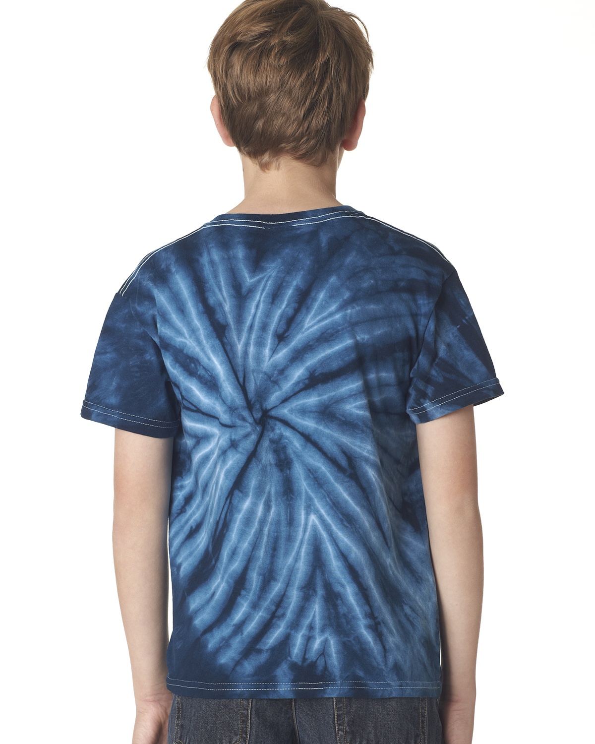 'Dyenomite 20BCY Youth Cyclone Vat-Dyed Pinwheel Short Sleeve T-Shirt'