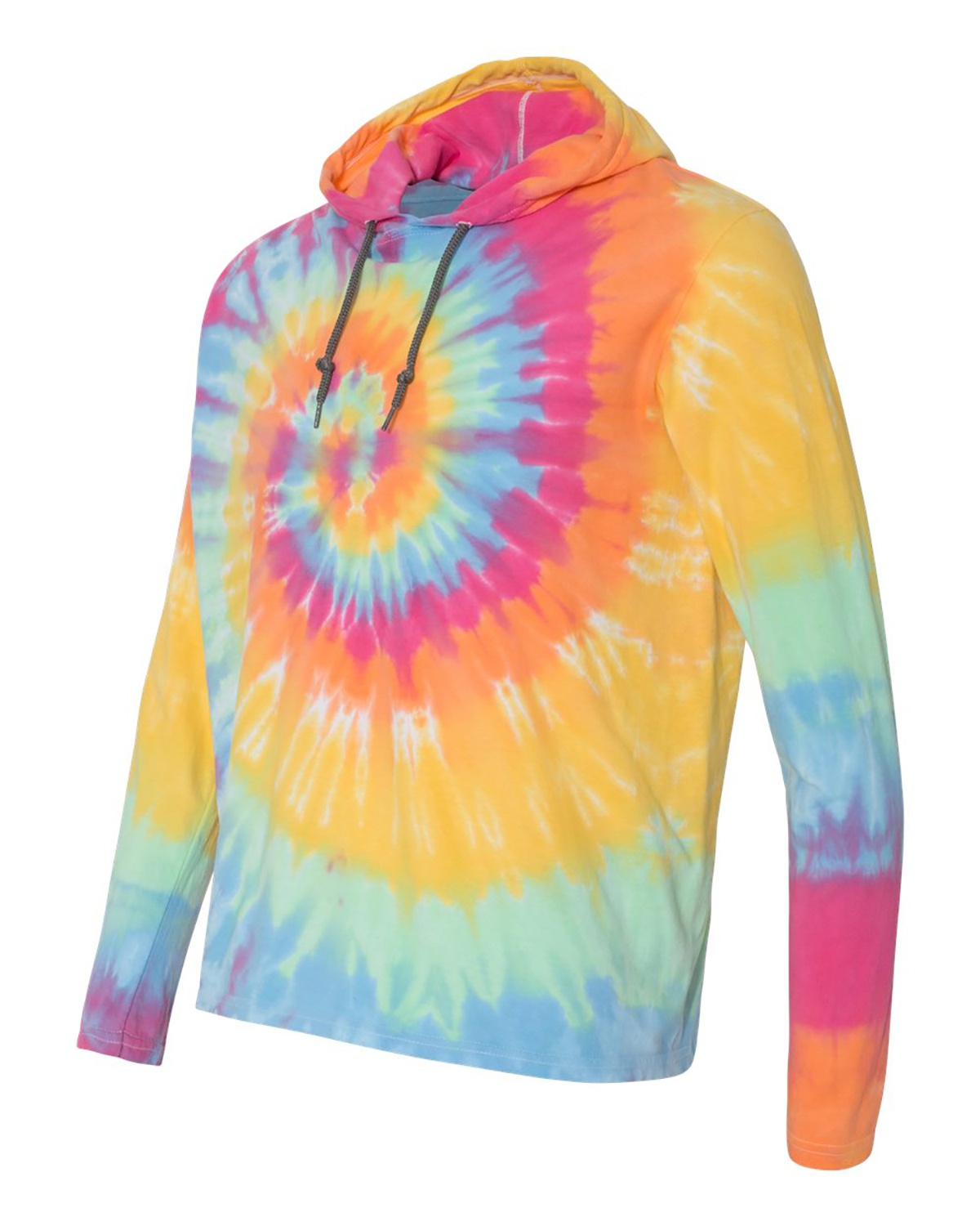 'Dyenomite 430VR Tie-Dyed Hooded Pullover T-Shirt'