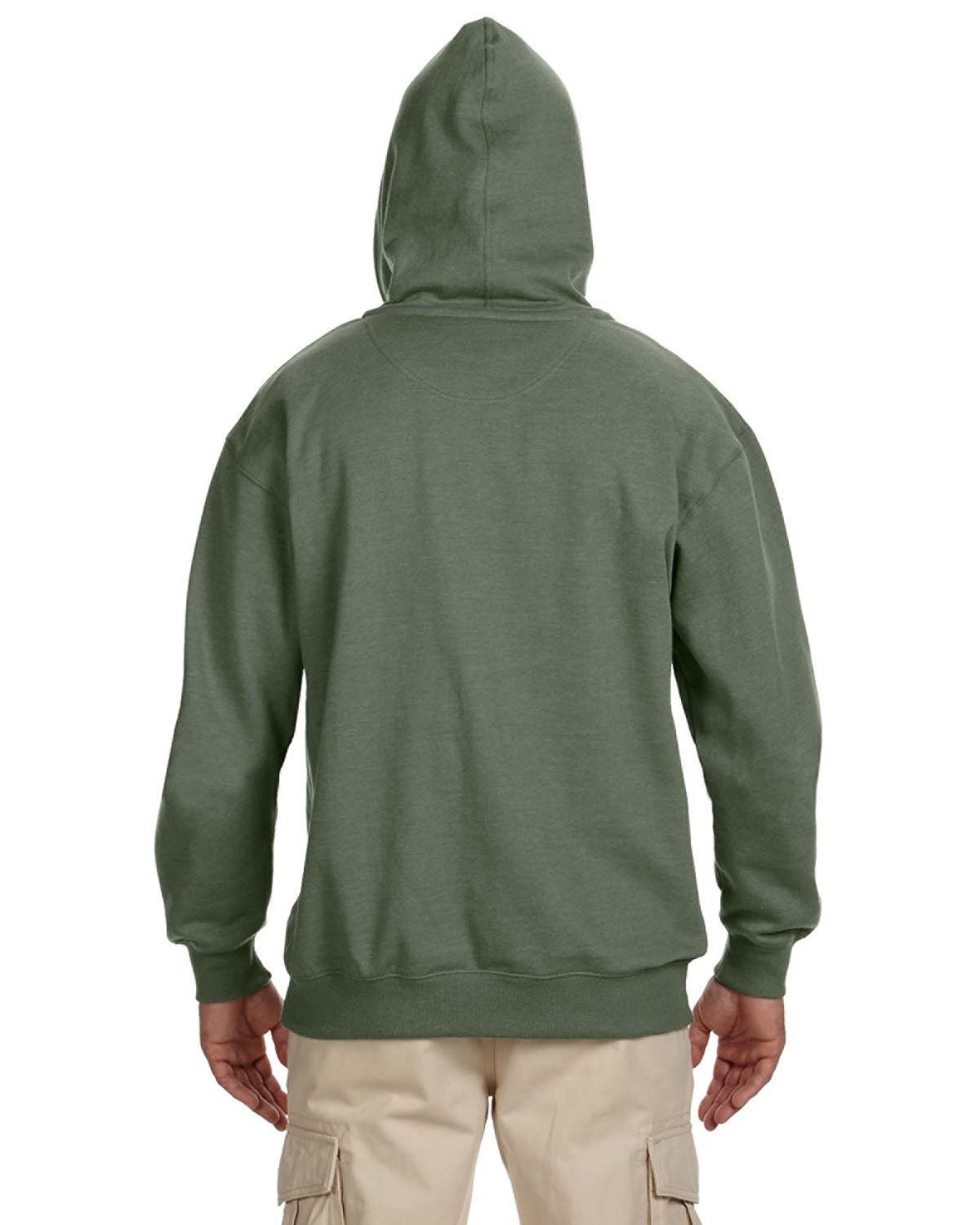 'econscious EC5570 Men's Organic/Recycled Heathered Fleece Pullover Hood'