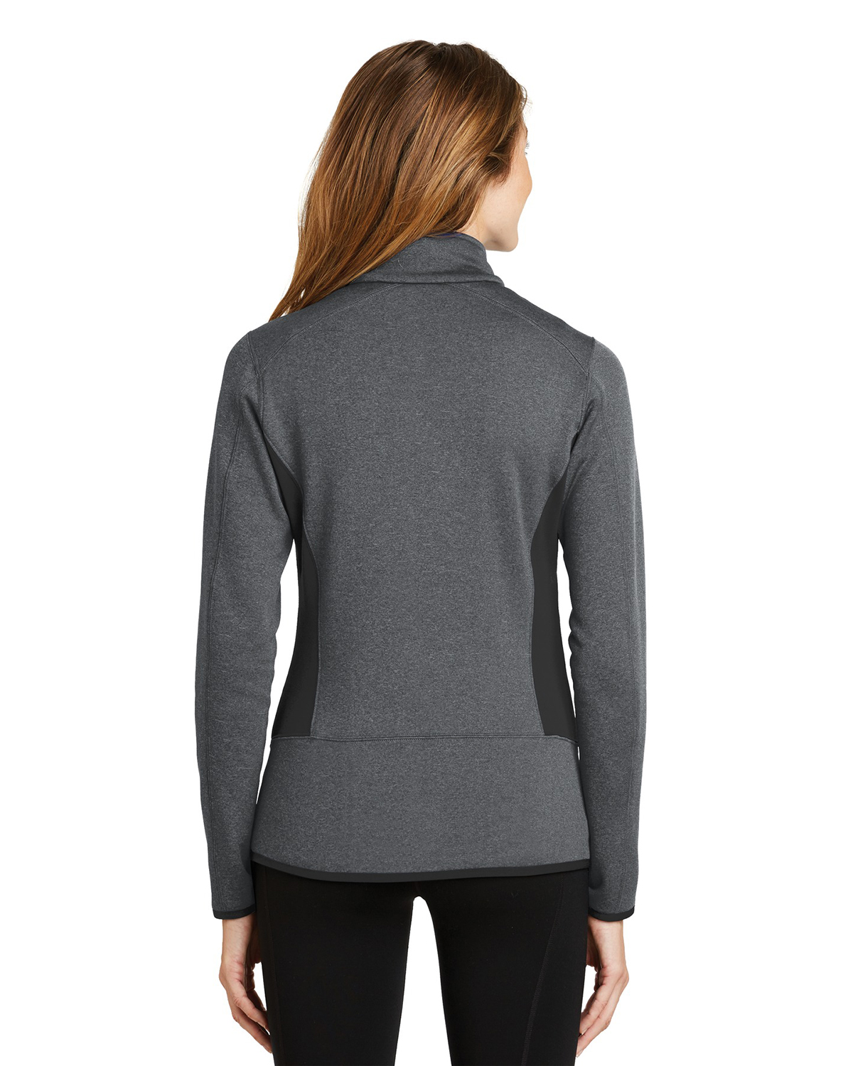 'Eddie Bauer EB239 Ladies FullZip Heather Stretch Fleece Jacket'