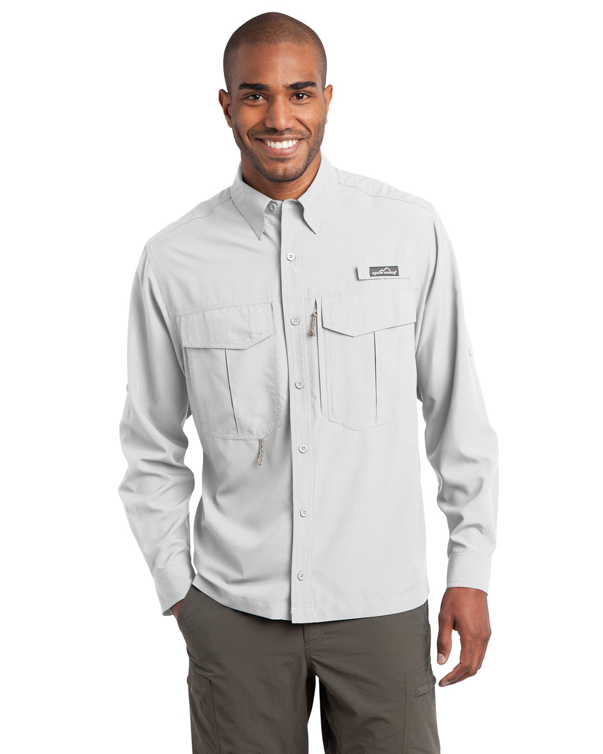 'Eddie Bauer EB600 Long Sleeve Performance Fishing Shirt'