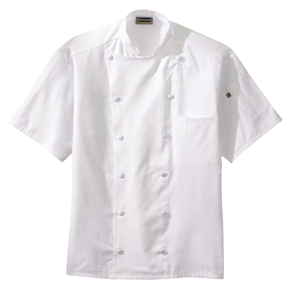 'Edwards 3331 12 Button Short Sleeve With Mesh Chef Coat '