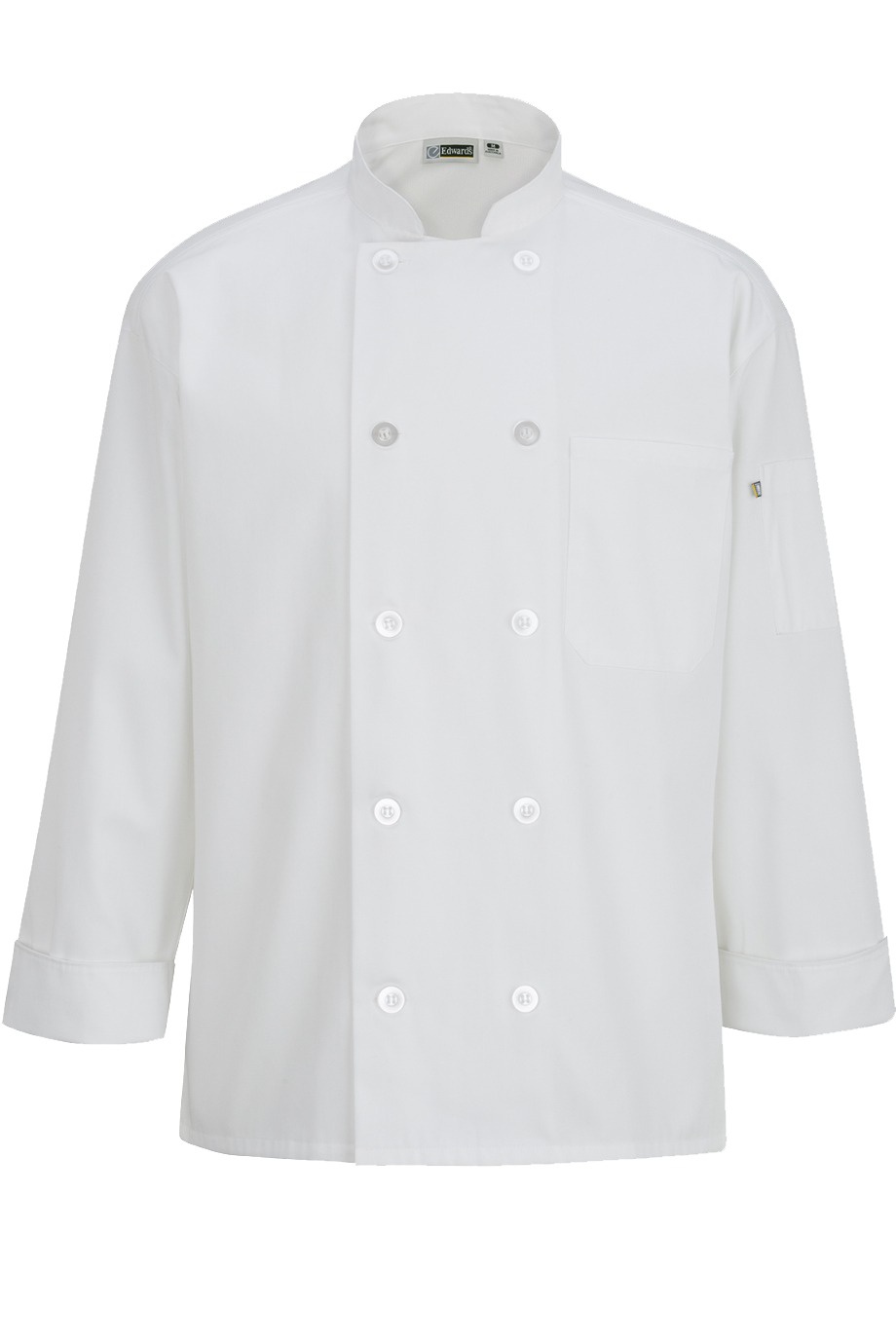'Edwards 3363 10 Button Chef Coat With Mesh'