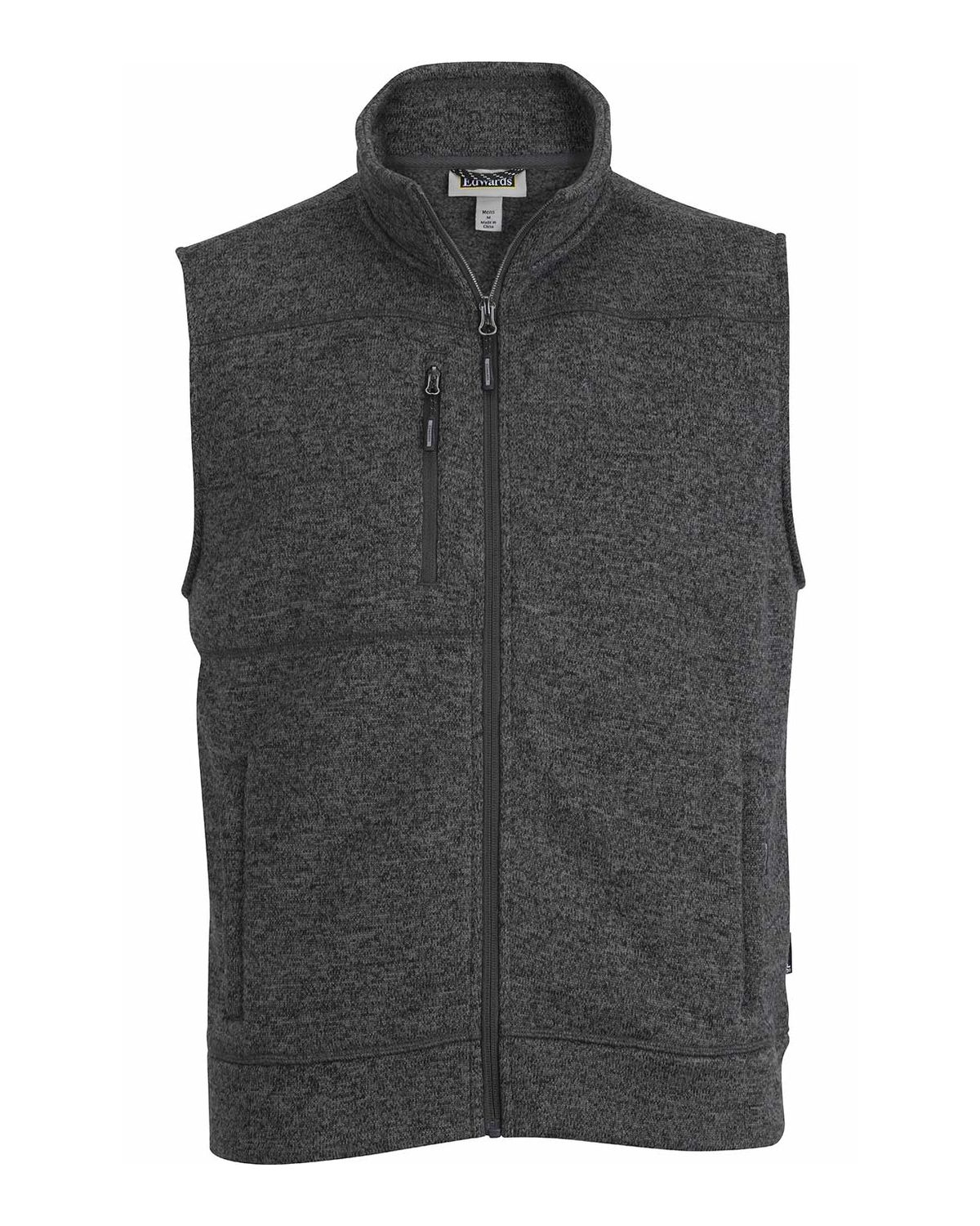 'Edwards 3463 Men's Sweater Knit Fleece Vest'