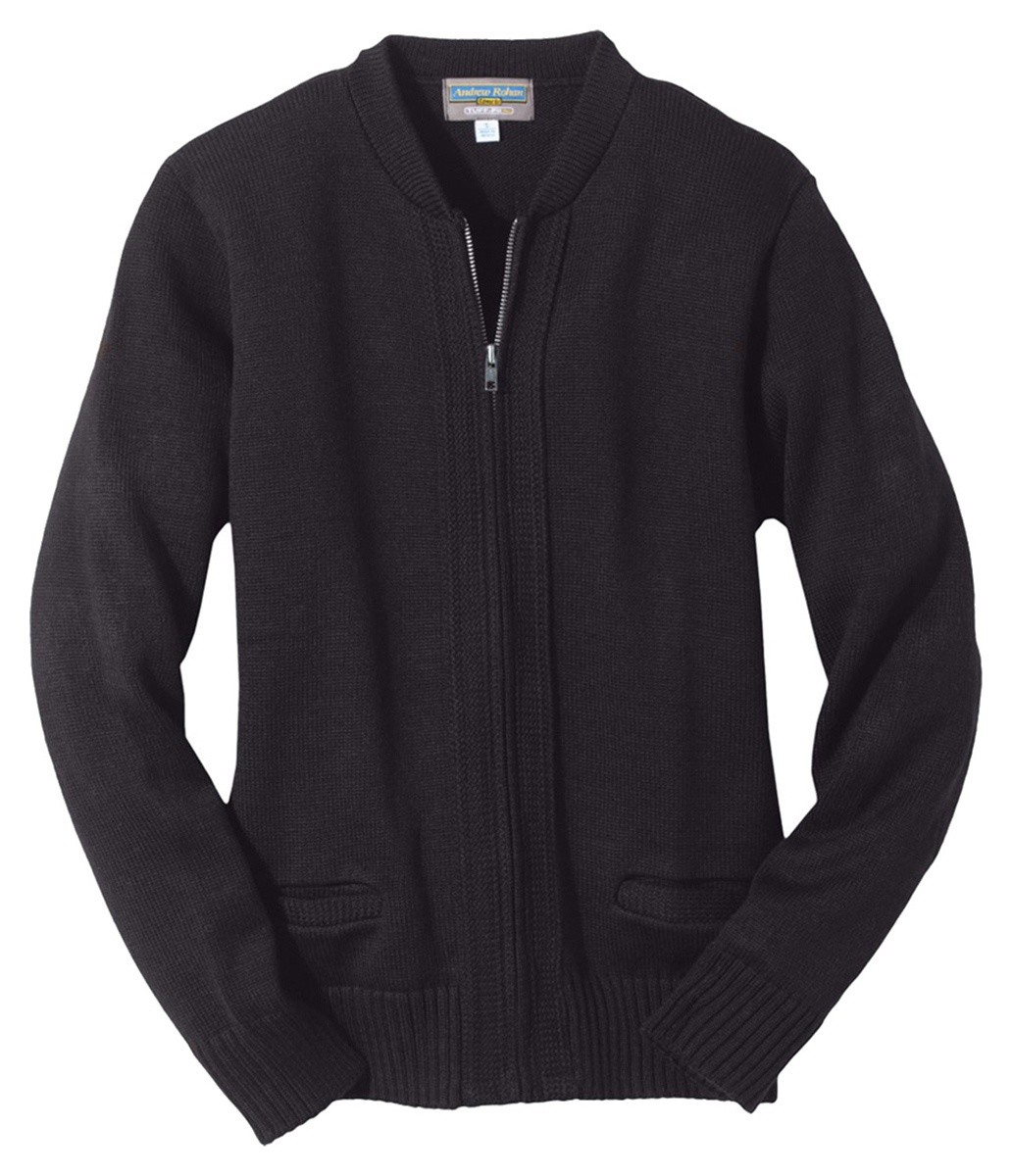 Men's Heavy Weight Zipper Cardigan Sweater 372 