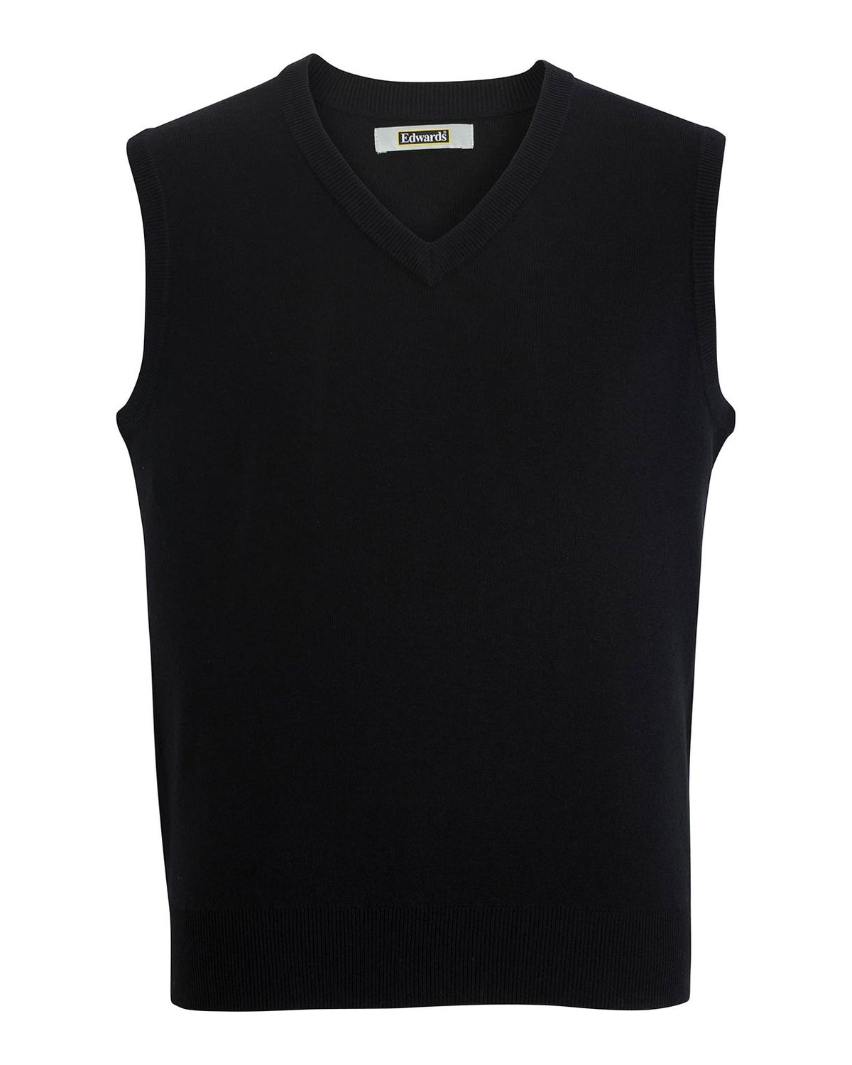 'Edwards 4065 Men's V Neck Vest Interlock Acrylic'