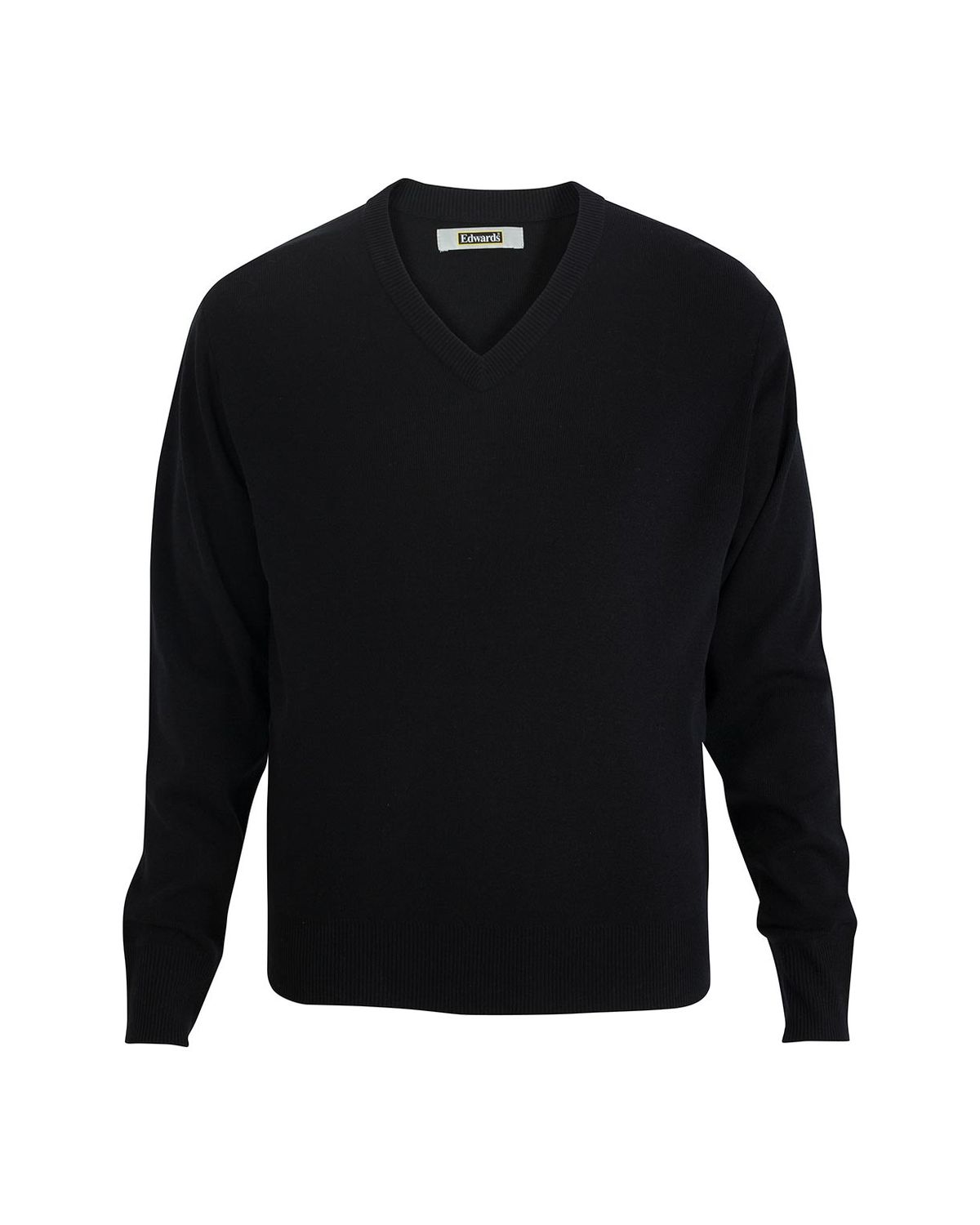 'Edwards 4067 Men's V Neck Sweater Interlock Acrylic'