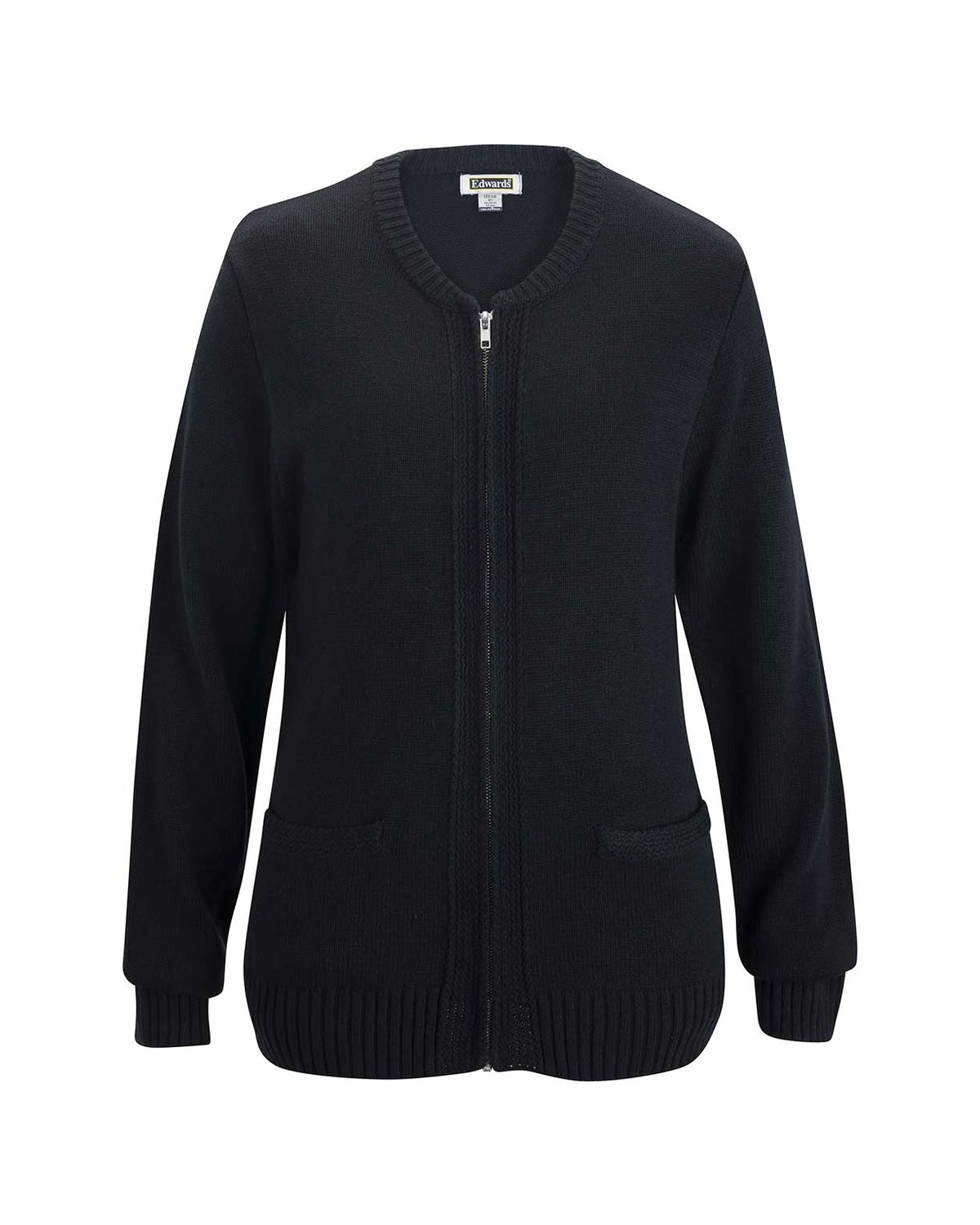 'Edwards 4381 Unisex Full Zip Cardigan'